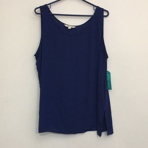 Pioneer Woman 16-18 XL Blue Tank Top
